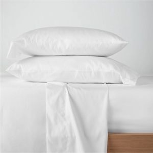 New Casaluna Temperature Regulating Sheet Set King Solid White 300 Thread Count